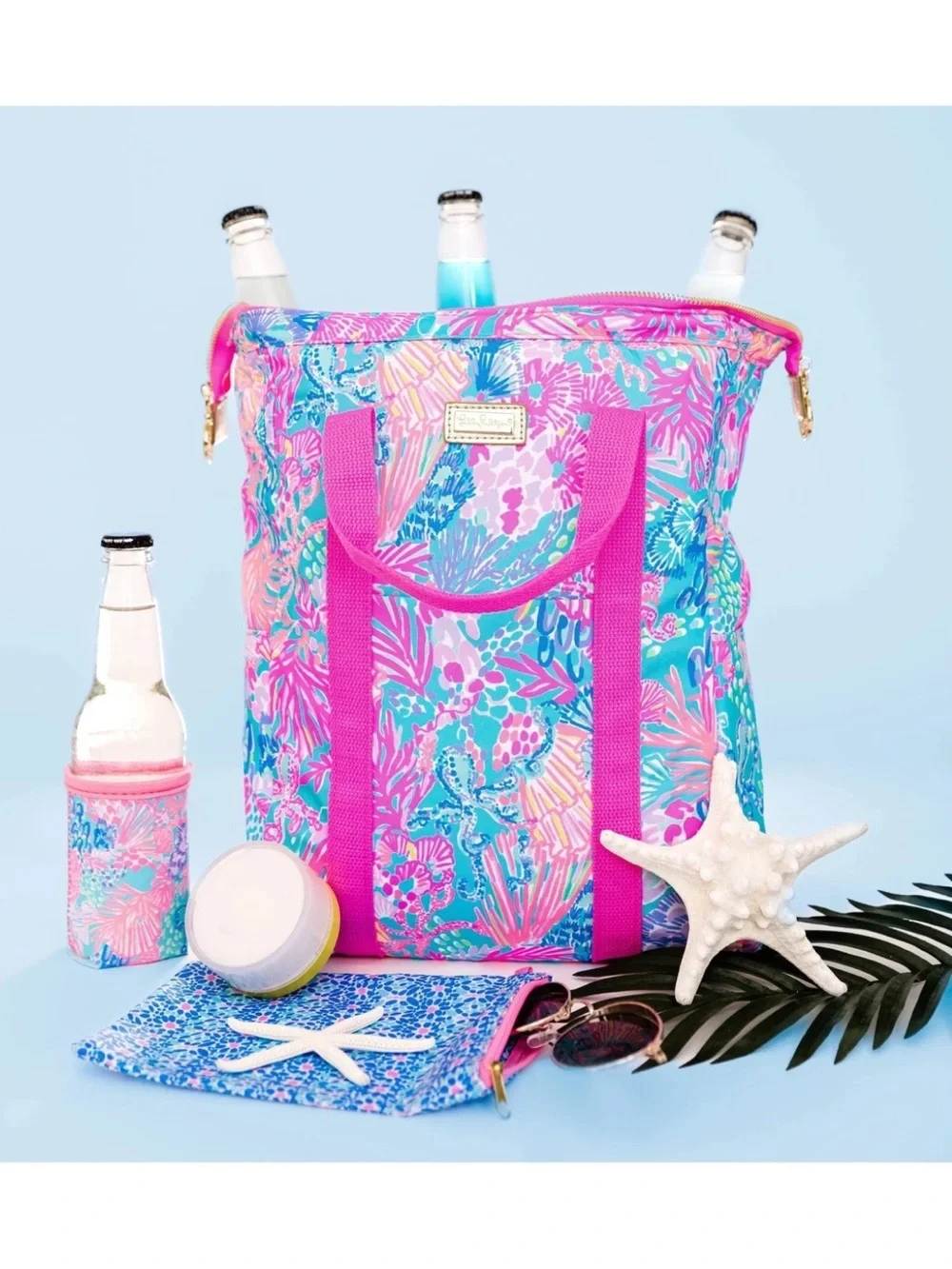 Lilly Pulitzer Picnic Backpack Cooler Multi Splendor in the Sand
